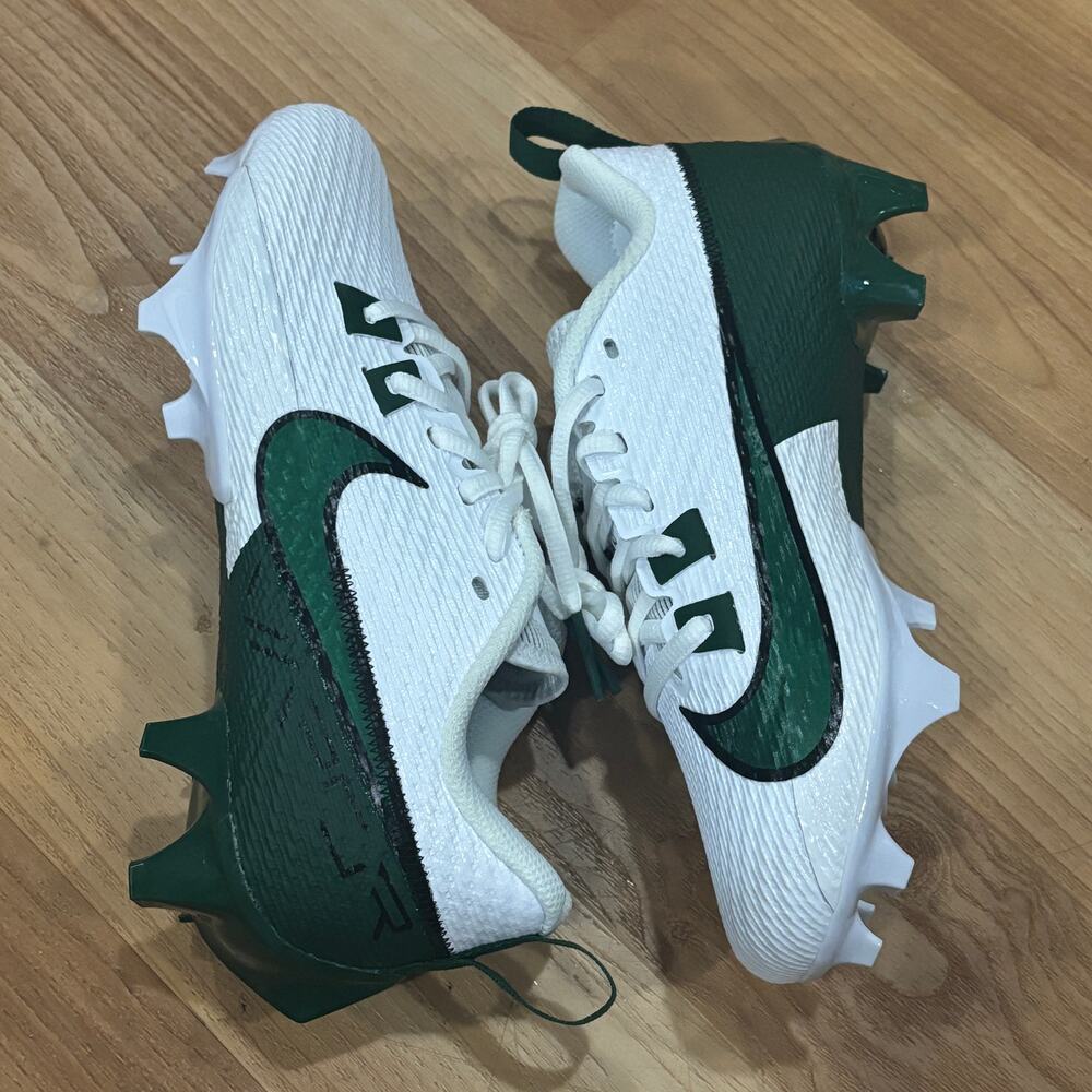 Nike Vapor Edge Speed 360 2 White Green Cleats FQ4045-101, Men's 5 / Women's 6.5